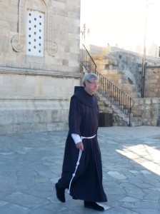 Franciscan Friar on Mt. Tavor